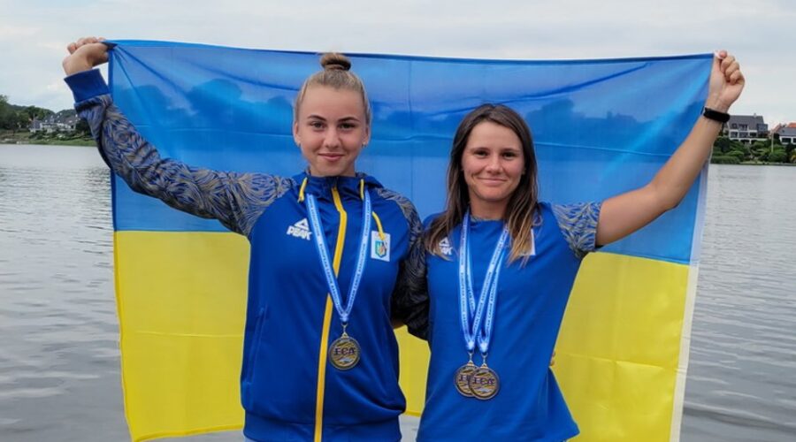 Украина завоевала три золота на МЕ-2022 по гребному марафону