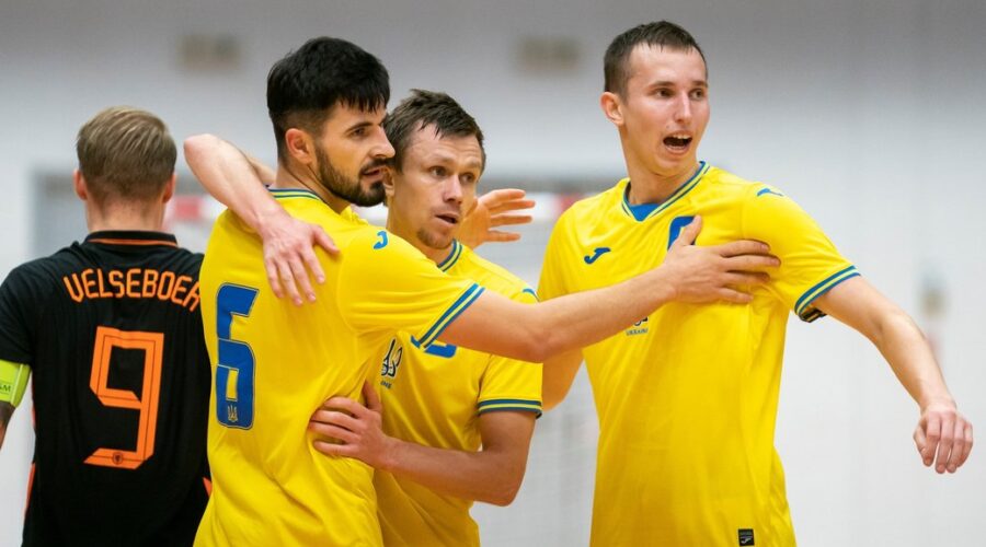 Украина одержала третью победу подряд в квалификации на ЧМ-2024 по футзалу