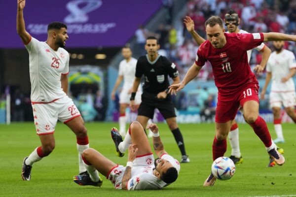 Дания и Тунис провели первый безголевой матч на ЧМ-2022 по футболу